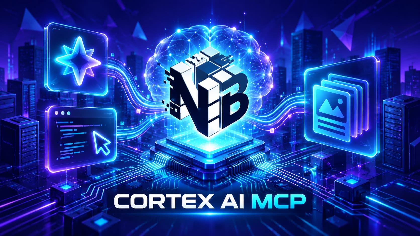 Diagram of Cortex AI Model Context Protocol MCP connection to external LLMs